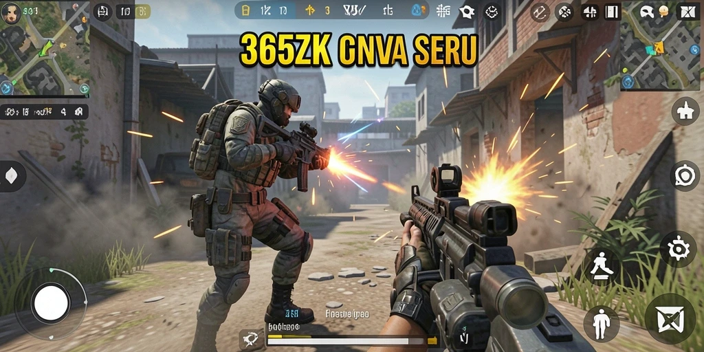 Tampilan gameplay mendebarkan dari 365ZK dengan aksi TPS yang intens.