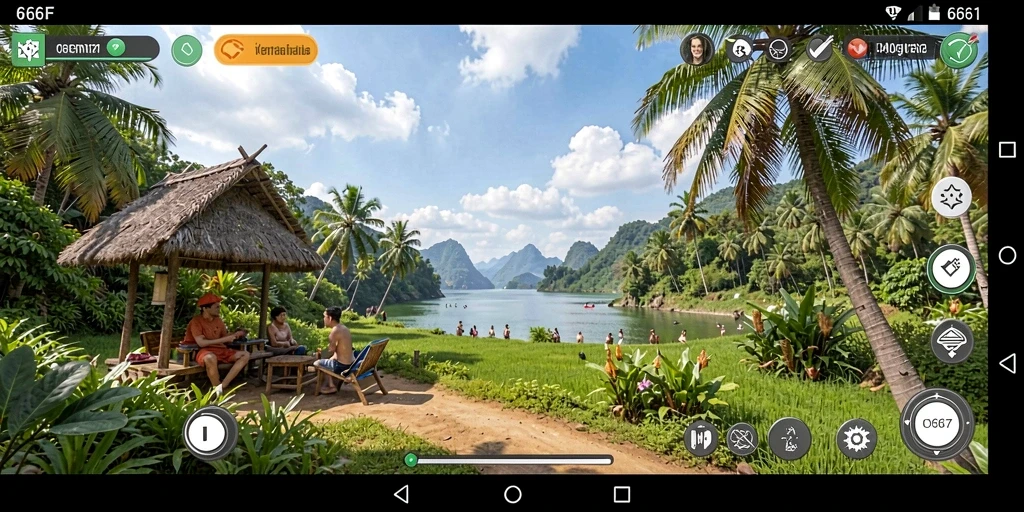 Tampilan gameplay menarik dari 666F yang menghibur.