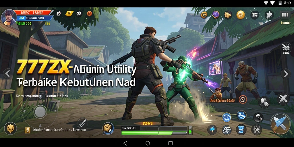 Screenshot utama 777ZX menampilkan antarmuka aplikasi Utility yang intuitif.
