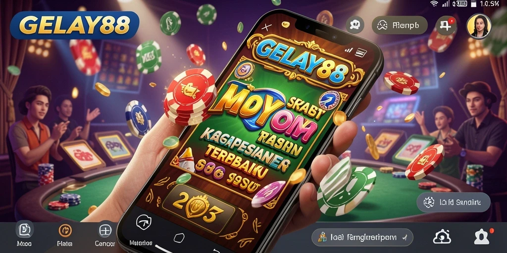 Screenshot gameplay menarik dari GELAY88 menampilkan suasana kasino yang seru.