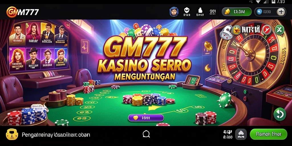 Tangkapan layar dari gameplay seru di GM777 Kasino.
