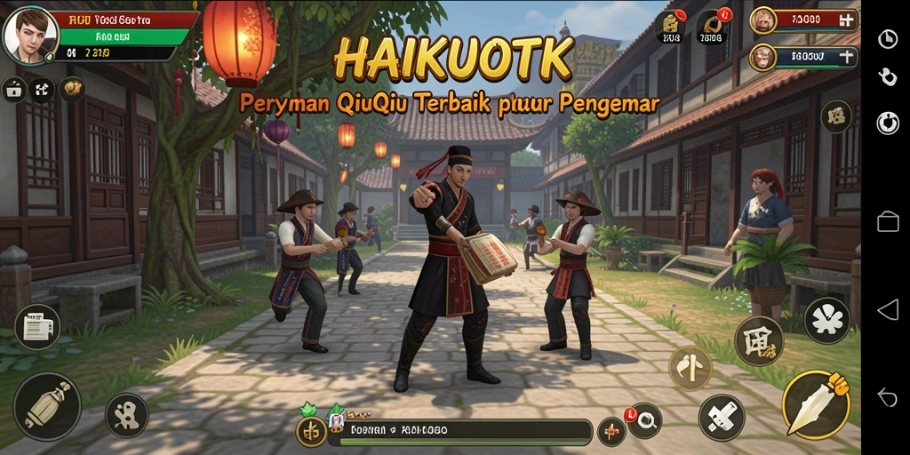 Tampilan gameplay HAIKUOTK yang seru dan interaktif.