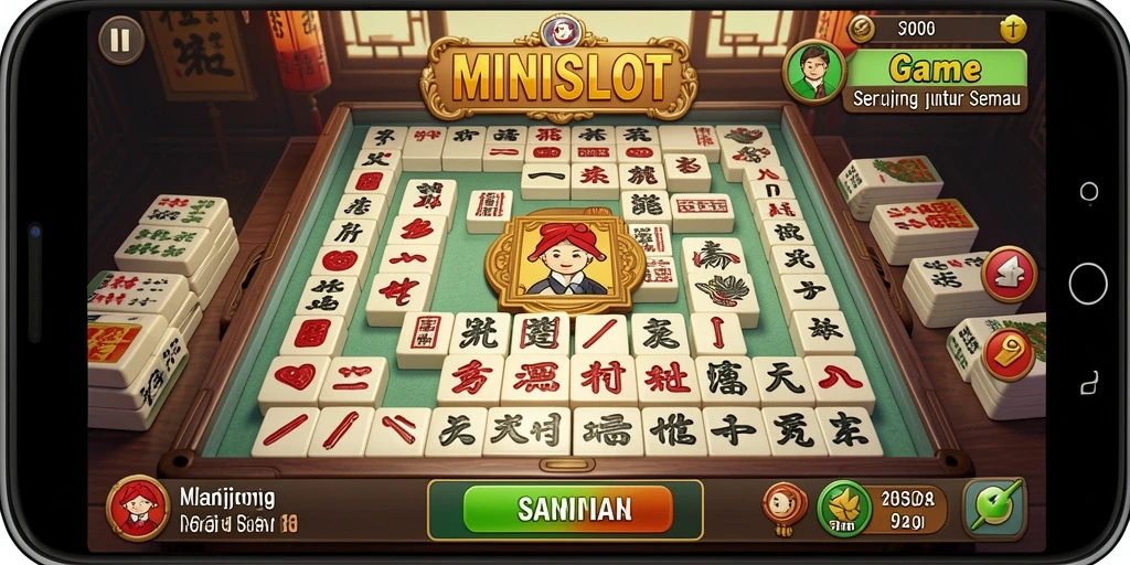 Tangkapan layar gameplay MINISLOT yang menarik dan penuh strategi Mahjong.