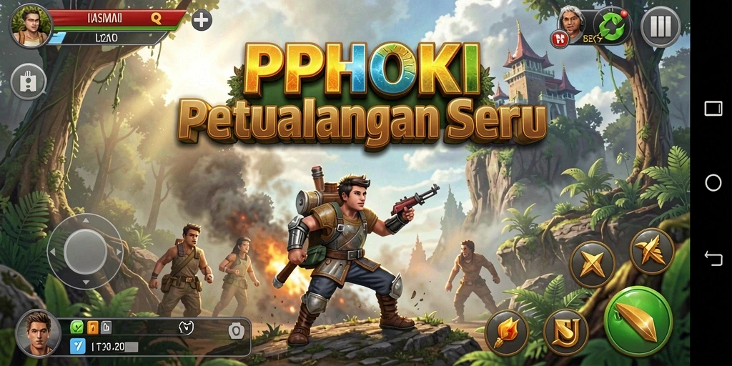 Tampilan menarik dari gameplay PPHOKI yang seru dan menantang.