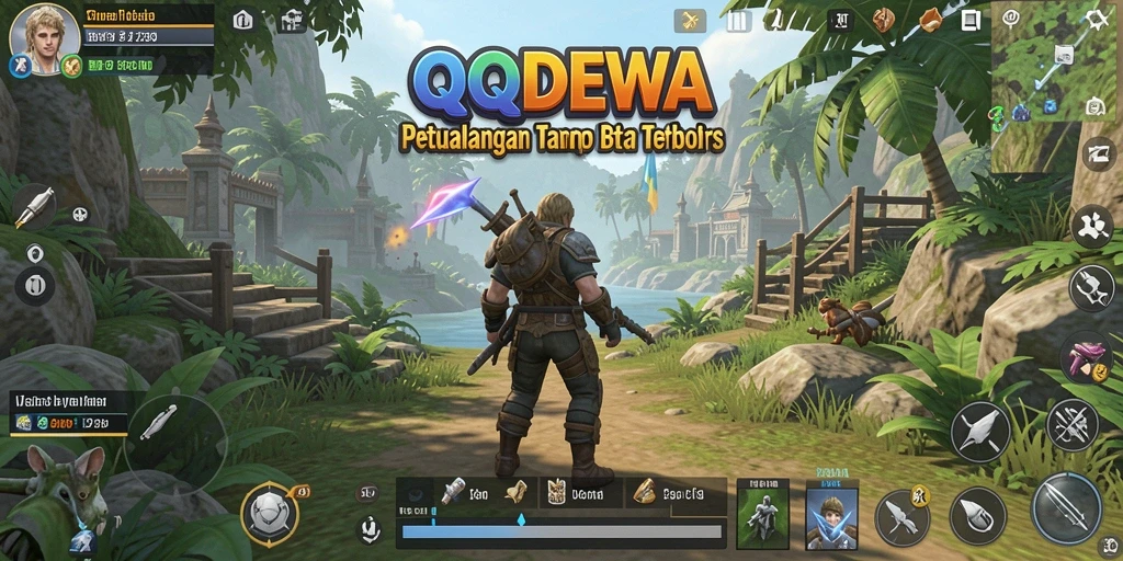 Gameplay seru dan menjelajahi dunia yang luas di QQDEWA.