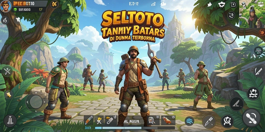 Tampilan menarik dari gameplay SELTOTO di dunia terbuka.