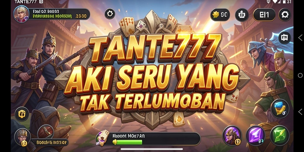 Gameplay TANTE777 dengan aksi cepat dan grafis memukau.